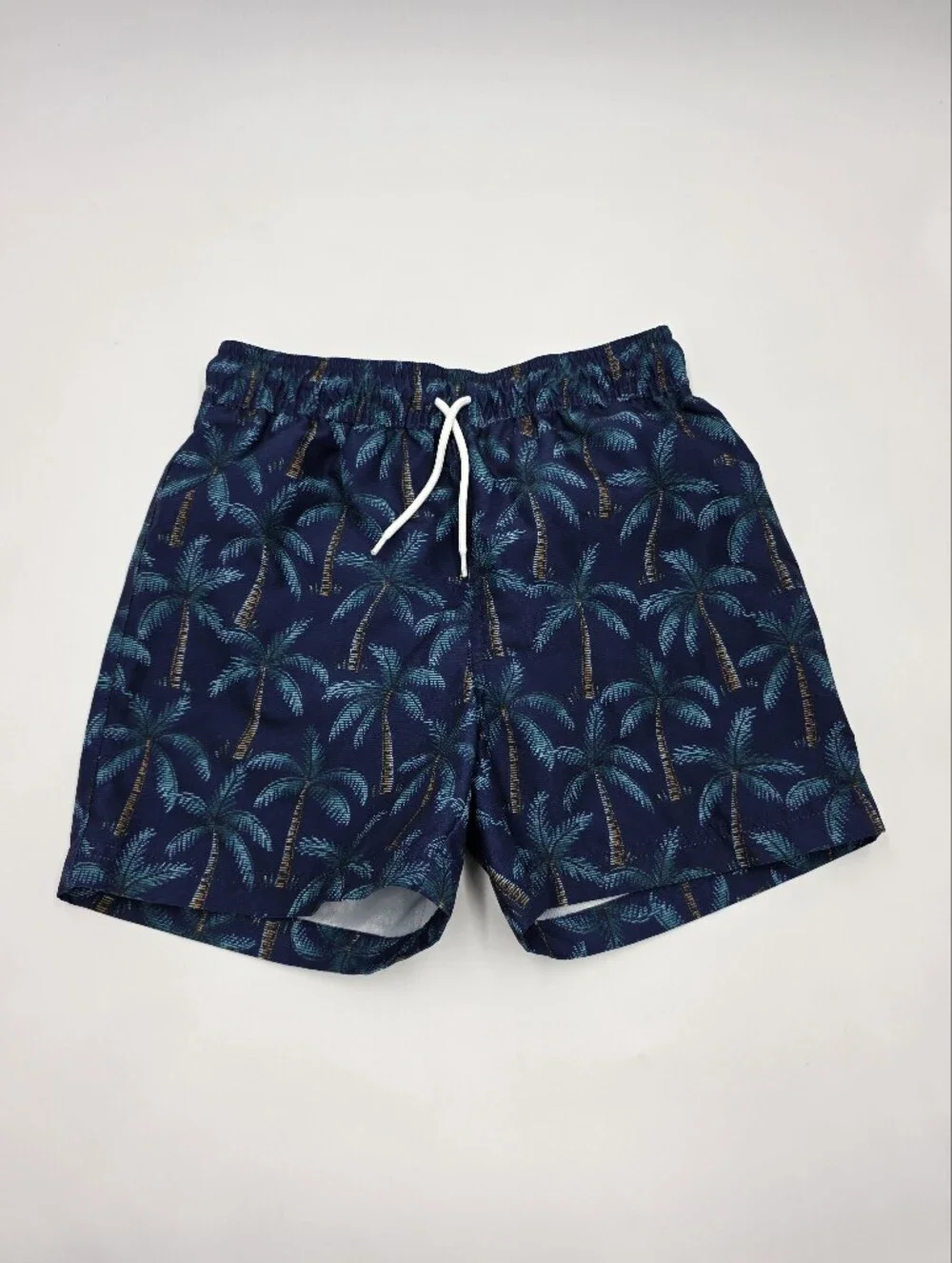 Janie and Jack boys' palm tree swim trunks size 8